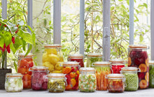 Load image into Gallery viewer, 1L Rounded French Glass Storage Jar W Airtight Rubber Seal