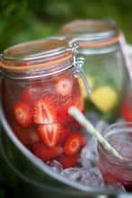 Load image into Gallery viewer, 1.5L Rounded French Glass Storage Jar W Airtight Rubber Seal
